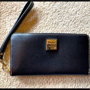 Dooney and Bourke large zip around wallet